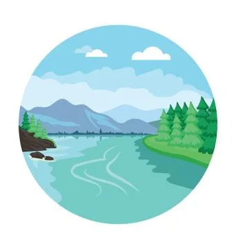 Terrain Vector Icon Stock Illustration