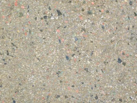 Terrazzo concrete surface texture background with multicolored stone chips fo Stock Photos