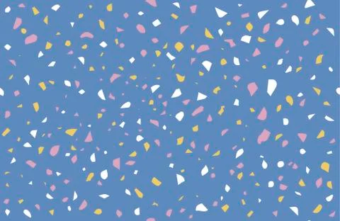 Terrazzo floor, marble surface, seamless pattern, vector illustration Stock Illustration