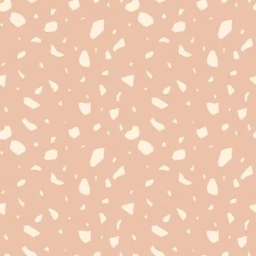 Terrazzo flooring seamless pattern. Classic Italian mosaic repeating background Illustrazione stock