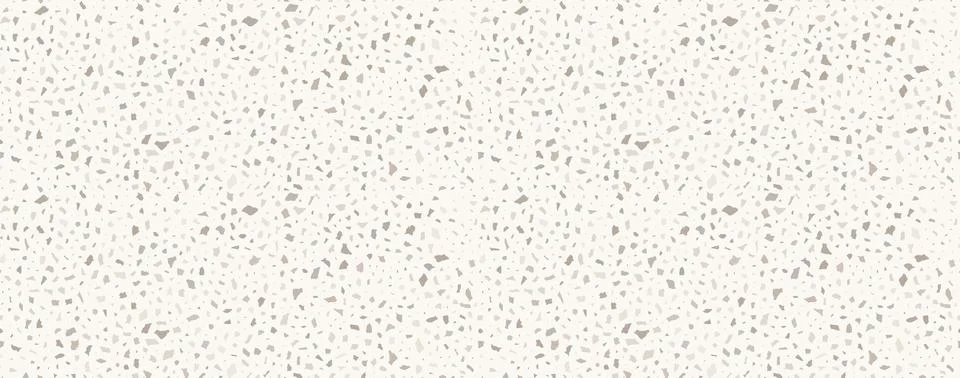 Terrazzo flooring seamless pattern. Vector realistic asphalt texture with Stock Illustration