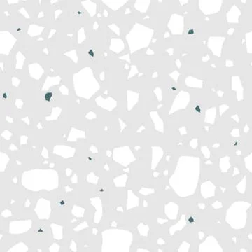 Terrazzo flooring vector seamless pattern. The texture of the classic Italian Stock Illustration