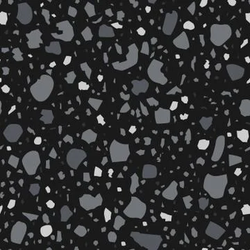 Terrazzo flooring vector seamless pattern. The texture of the classic Italian Stock-Illustration