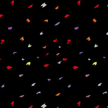 Terrazzo imitation seamless pattern background. Abstract vector texture design Stock Illustration