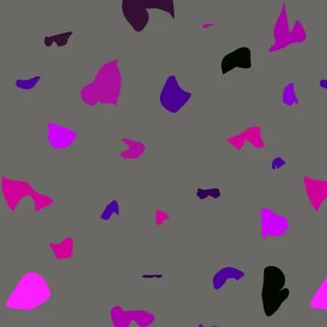 Terrazzo imitation seamless pattern background. Abstract vector texture design Stock Illustration