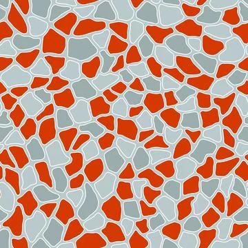 Terrazzo modern trendy colorful seamless pattern.Abstract creative backdrop w Stock Illustration