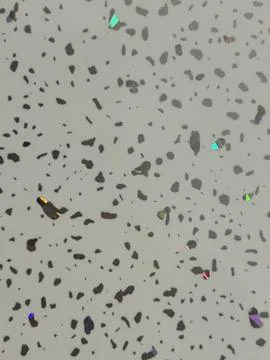 Terrazzo Pattern With Iridescent Flakes On Light Background Stock Photos