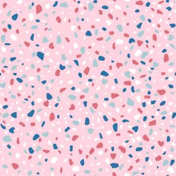 Terrazzo seamless background pattern design. Abstract background Stock Illustration