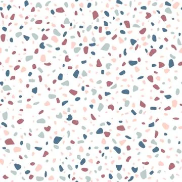 Terrazzo seamless background pattern design. Abstract background Stock Illustration