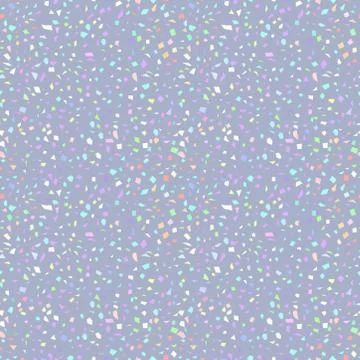 Terrazzo Seamless pattern abstract texture, traditional geometric flooring ma Stock Illustration