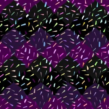 Terrazzo Seamless pattern abstract texture, traditional geometric flooring ma Stock Illustration