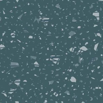 Terrazzo seamless pattern. Dark classic flooring t Stock Illustration
