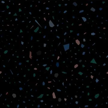 Terrazzo seamless pattern. Dark classic flooring t Illustrazione stock
