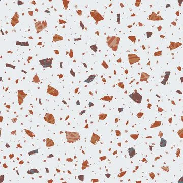 Terrazzo seamless pattern. Earthy classic flooring 스톡 일러스트