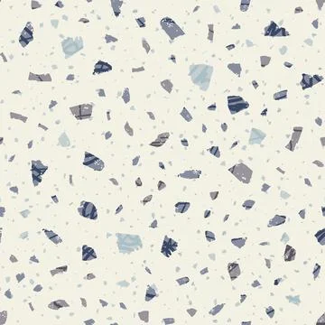 Terrazzo seamless pattern. Earthy classic flooring 스톡 일러스트