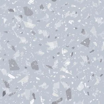Terrazzo seamless pattern. Gentle classic flooring Illustrazione stock
