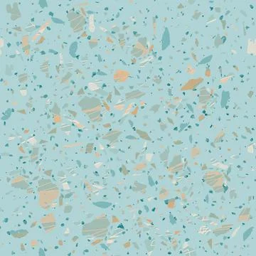 Terrazzo seamless pattern. Gentle classic flooring Illustrazione stock