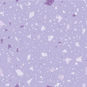 Terrazzo seamless pattern. Gentle classic flooring Illustrazione stock