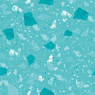 Terrazzo seamless pattern. Gentle classic flooring Stock Illustration