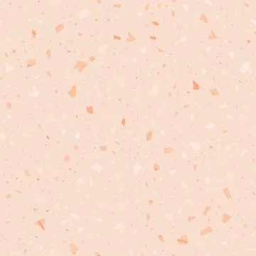 Terrazzo seamless pattern. Gentle classic flooring Illustrazione stock