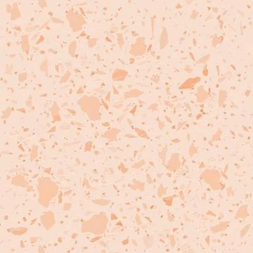 Terrazzo seamless pattern. Gentle classic flooring Illustrazione stock