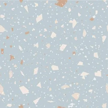 Terrazzo seamless pattern. Gentle classic flooring 스톡 일러스트