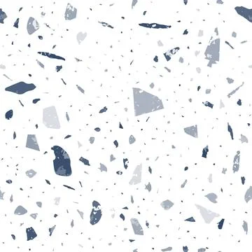 Terrazzo seamless pattern. Gentle classic flooring Stock Illustration