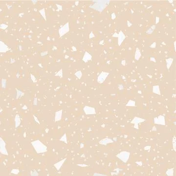 Terrazzo seamless pattern. Gentle classic flooring Illustrazione stock