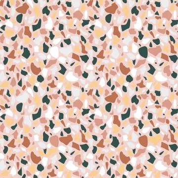 Terrazzo seamless pattern Stock Illustration