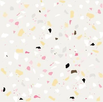 Terrazzo seamless pattern Stock Illustration