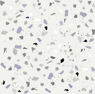 Terrazzo seamless pattern Stock Illustration