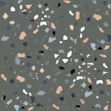Terrazzo seamless pattern Stock Illustration