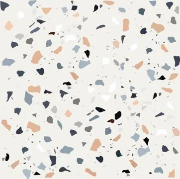 Terrazzo seamless pattern Stock Illustration