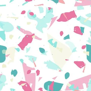 Terrazzo seamless pattern. Modern classic Illustrazione stock