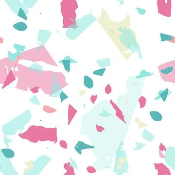 Terrazzo seamless pattern. Modern classic Illustrazione stock