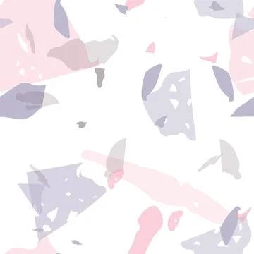 Terrazzo seamless pattern. Modern classic Stock Illustration