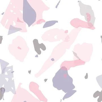 Terrazzo seamless pattern. Modern classic Stock Illustration
