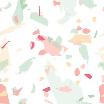 Terrazzo seamless pattern. Modern classic 스톡 일러스트
