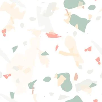 Terrazzo seamless pattern. Modern classic 스톡 일러스트