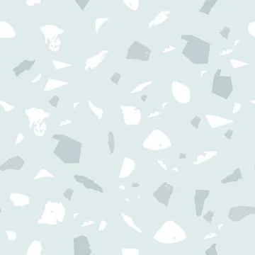 Terrazzo seamless pattern. Pastel classic flooring Illustrazione stock