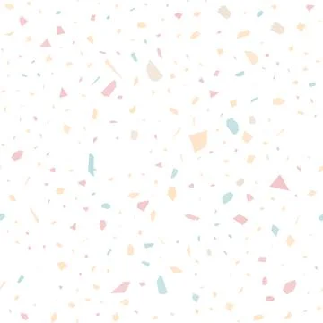 Terrazzo seamless pattern. Pastel classic flooring Illustrazione stock