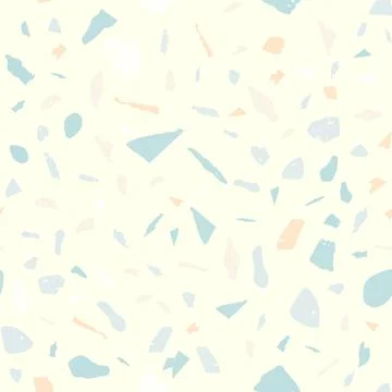Terrazzo seamless pattern. Pastel classic flooring 스톡 일러스트