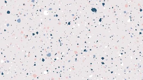 Terrazzo seamless pattern. Repeating floor texture. Pastel mosaic background 스톡 일러스트