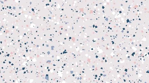 Terrazzo seamless pattern. Repeating floor texture. Pastel mosaic background 스톡 일러스트