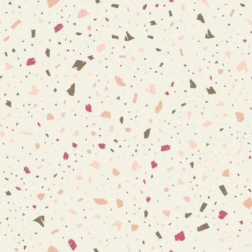Terrazzo seamless pattern. Stone classic flooring 스톡 일러스트