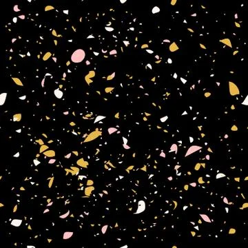 Terrazzo seamless pattern. Stone texture mosaic vector background. Floor, cou イラスト素材