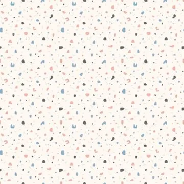 Terrazzo seamless pattern. Stylish stone textures, Wallpapers, web background Stock Illustration