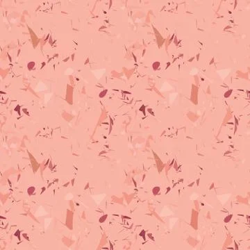 Terrazzo seamless pattern. Surface design for fabric or wallpaper or plastic Stock Illustration