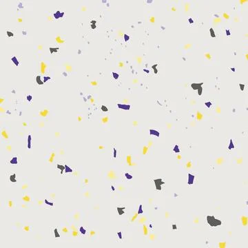 Terrazzo texture vector seamless background. Stock Illustration