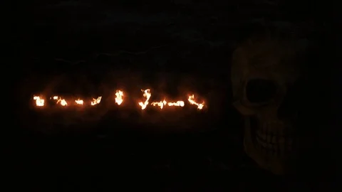 Terrible background for Halloween Stock Footage 81097228